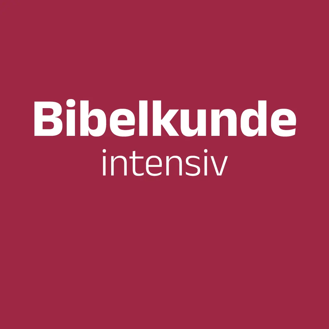 Bibelkunde intensiv